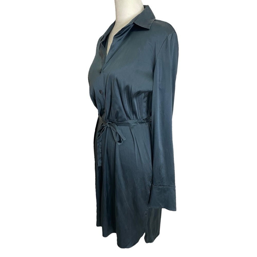 Silk shirt dress Ann Taylor XS